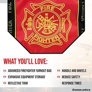 Muestra gratis Nuevo diseño Bolsa de bombero Bombero Rescate Paso en Turnout Bolsa DE EQUIPO DE FUEGO Correa de hombro Casco Bolsillo Bolsa de tiroteo - Product Image 4