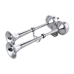 <span class=keywords><strong>Klaxon</strong></span> à air double tube TZ-318-5 de 17 pouces, 12/24V, en alliage de zinc, 600 dB, sirène de camion, <span class=keywords><strong>train</strong></span> pour voitures OLIVER - Product Image 1