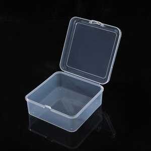 Square Pp Transparent Plastic Storage Box 8.5Cm X 8.5Cm X 3.5Cm With Lid For Food Container Use - Product Image 4
