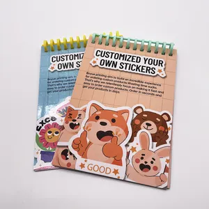 High Quality Custom A6 Reusable Japan Anime Cute Sticker Album Collection Book