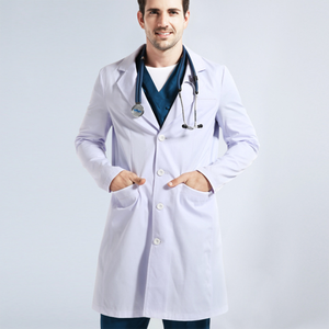 Muestra gratis 100% tejido de poliéster Doctor batas de laboratorio médico - Product Image 3