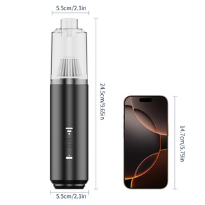 Nouvel <span class=keywords><strong>aspirateur</strong></span> sans fil transfrontalier pour voiture, sans sac, double fonction aspiration-soufflage, haute puissance, mini portable tout-en-un avec filtre HEPA 0,2 L - Product Image 2