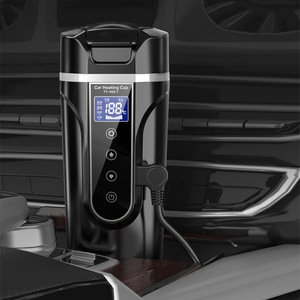 Hervidor de agua eléctrico portátil para coche, calentador inteligente, taza - Product Image 1