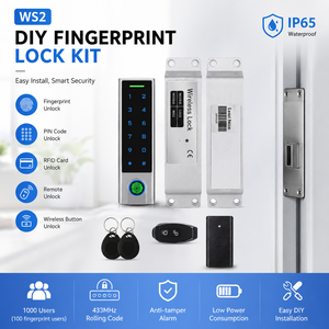 Serrature per Porte Senza Chiave Secukey, Telecomando Wireless 433 Mhz, Serratura Invisibile Antifurto, Controllo Accessi Remoto - Product Image 1