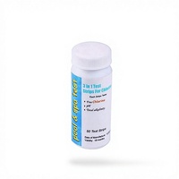 Kit de test 3-en-1 pour piscine et spa – Bandelettes de test de chlore pour piscine et eau du robinet – Kit de test d'eau de haute qualité