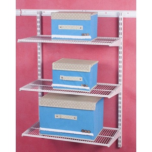 Étagère de <span class=keywords><strong>rangement</strong></span> murale universelle réglable en métal pour divers articles ménagers - Product Image 2