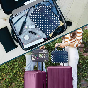 Borsa <span class=keywords><strong>Organizer</strong></span> <span class=keywords><strong>da</strong></span> Viaggio Impermeabile Personalizzata, Borsa per Toilette Appendibile Pieghevole, <span class=keywords><strong>Organizer</strong></span> per Cosmetici e <span class=keywords><strong>Trucchi</strong></span> - Product Image 2