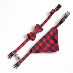 Collar para Perro con Lazo Multicolor, Campanas y Pañuelo, Ajustable, Suave y Lindo para <span class=keywords><strong>Cachorros</strong></span> y Gatos - Product Image 6