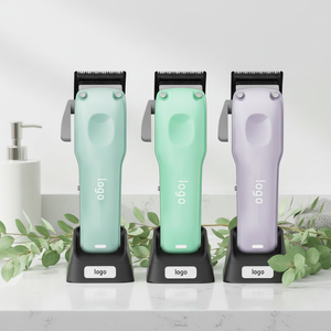 Tondeuse à cheveux professionnelle sans fil avec moteur brushless de haute qualité et base, personnalisable avec votre logo - Product Image 5