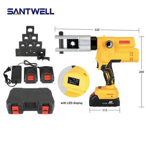 Outil de sertissage hydraulique électrique sans fil rechargeable, pince à sertir les cosses de câbles alimentée par batterie lithium 18V - Product Image 4