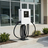 EVEGO 60kW Station de Recharge Véhicules Électriques Intelligente RFID APP WIFI CCS1/CCS2 Double Pistolet Chargeur DC EV Nouvelle Génération