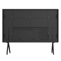 Pizarra electrónica interactiva para interiores, tablero Digital inteligente ultrafino con entrada frontal de 55 pulgadas, USB, Multimedia, 20 puntos de contacto
