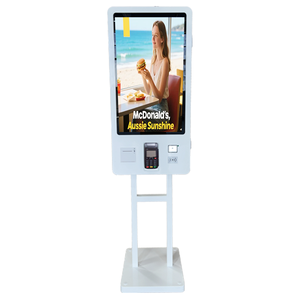 Android OS NFC RFID QR Scanner Floor Upstanding 27Inch Self-Service Food Order Kiosk Totem for Indoor Retail Store Use SDK - Product Image 4