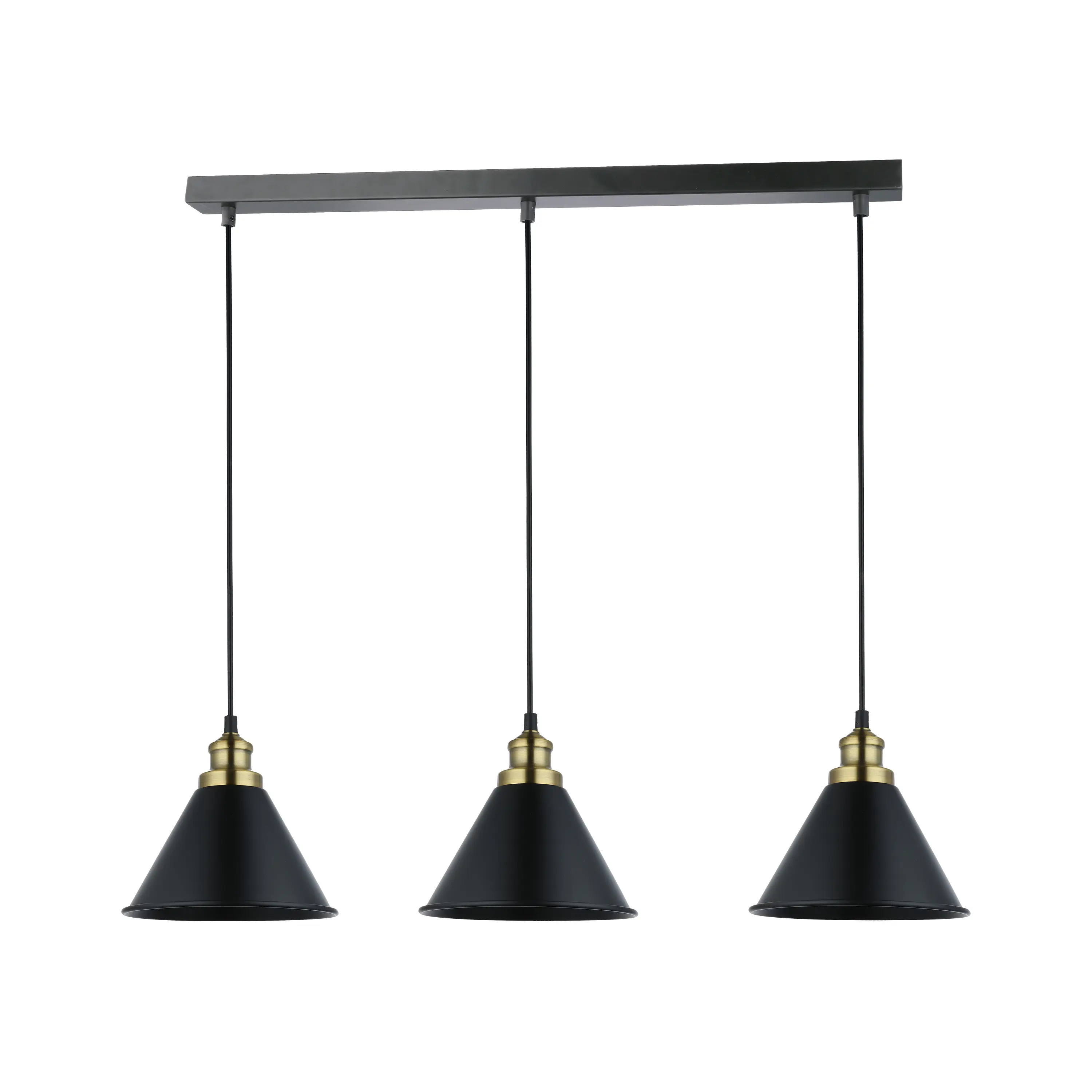 Decorative Hanging Industrial Black Kitchen Farmhouse Pendant Lamp Lights Modern For Kitchen