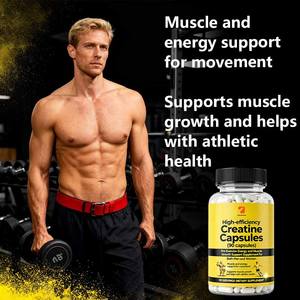 Cápsulas de creatina de alta eficiencia Fábrica <span class=keywords><strong>Pre</strong></span> ejercicio Energía y soporte para el crecimiento muscular Suplemento de etiqueta privada - Product Image 2