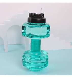Ağırlık plakası taşınabilir spor salonu Fitness dambıl su dolu şişe Bottle su şişesi dambıl - Product Image 4