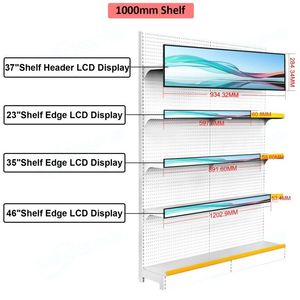 SHS43B Touchscreen <b>Shelf</b> LCD Display High Visibility Dynamic Pricing Supermarket Digital Shopping Mall - Product Image 5