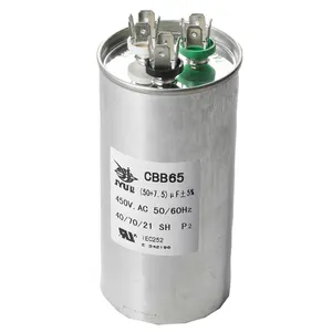 Condensador CBB65 para aire acondicionado, 40/70/21