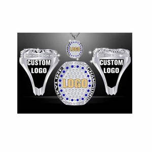 Anillos de Campeonato Personalizados en Aleación Chapada en Oro Rosa para Jóvenes de Fútbol, Sóftbol y Béisbol - Product Image 3