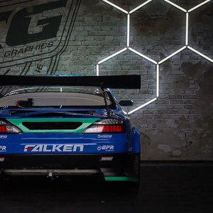 Aluminum Hexagon Panel Hex <strong>Led</strong> Ceiling Wall Detailing Studio Poshing Work Shop Light - Product Image 5