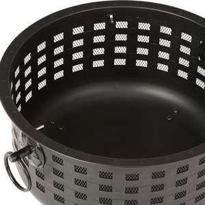 New Design Bbq Patio Backyard Garden Picnic Bbq Grill Basket Round Portable Camping <b>Fire</b> <b>Pit</b> - Product Image 3