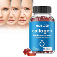 Bonbons gélifiés au collagène OEM ODM avec biotine, compléments alimentaires beauté pour la croissance des cheveux, les soins de la peau et des ongles, blanchiment de la peau