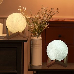 Cảm biến chuyển động ánh sáng bé phòng ngủ đèn <span class=keywords><strong>3D</strong></span> in ấn LED đêm nhỏ PLA ánh sáng mặt trăng 15cm - Product Image 4