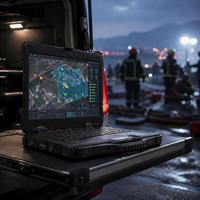 AICSHTER Nouvel Ordinateur Portable Robuste 15,6 Pouces IP65 Étanche à la Poussière Magal Intel I9-13900HK RTX-4050-6G Interfaces Personnalisées Anglaises