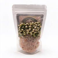 Sel de l'Himalaya en gros pour aromathérapie, cristaux de sel, fleurs séchées (rose, jasmin, citron), huiles essentielles, sel pour bain de vapeur corporel et élimination de la transpiration