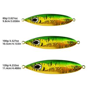 เหยื่อตกปลาเหล็กสแตนเลสแบบจมเร็ว สำหรับตกปลาทะเลน้ำลึก พร้อมไฟกลางคืน สำหรับตกปลาทะเล แบบเหยื่อปลอมแข็ง ตีไกล ใช้กับเรือตกปลา สำหรับปลาสเปน - Product Image 3