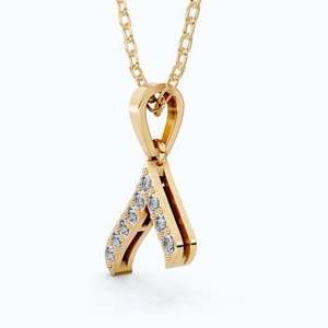 Fashion 18K Gold Diamond Pendant <b>Necklace</b> with Natural Diamonds Fine Jewelry for Women Wholesale Supplier OEM - Product Image 2