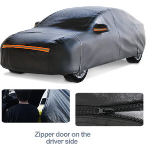 Housse de <span class=keywords><strong>voiture</strong></span> universelle imperméable et anti-grêle à couverture intégrale pour toutes les saisons, épaissie, <span class=keywords><strong>protection</strong></span> extérieure, vente en gros d'usine - Product Image 3