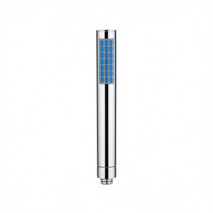 Pommeau de douche à jet unique, longueur 12 cm, hauteur 4 cm, avec buses bleues pour utilisation dans le bain - Product Image 2