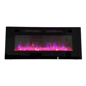 Chimenea eléctrica silenciosa de ahorro de energía 750W Modo ecológico Superficie de vidrio templado de 5mm Tamaños de 30-60 pulgadas disponibles - Product Image 6