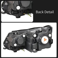 VW pour Tiguan 2013-2016 Phares LED DRL HID Bi Xenon Angel Eye 12V Nouveau Style de Voiture