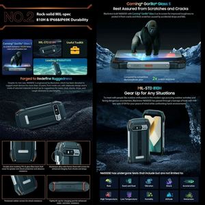 สมาร์ทโฟน Blackview N6000SE รุ่นทนทาน 4GB+128GB หน้าจอ 4.3 นิ้ว MediaTek MT8788 Octa Core กล้อง 13MP แบตเตอรี่ 3700mAh ระบบปฏิบัติการ Android 13 NFC 4G - Product Image 5