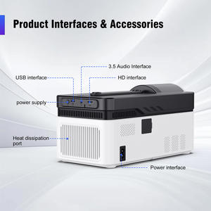 Proyector LCD Magcubic HY450, 900 ANSI Lúmenes, Alto Brillo, Tiro Corto, Corrección Trapezoidal Automática, WiFi6, BT5.4, <span class=keywords><strong>para</strong></span> Cine en Casa y Oficina - Product Image 5