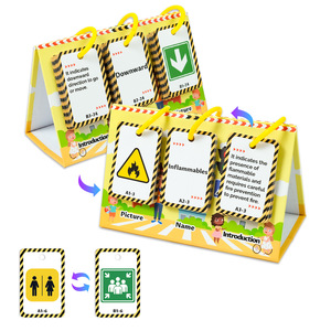 72 cartes éducatives calendrier, texte et image, anglais, interactives parent-enfant, cartes 3D, apprentissage des <span class=keywords><strong>panneaux</strong></span> <span class=keywords><strong>de</strong></span> <span class=keywords><strong>signalisation</strong></span>, connaissances courantes, puzzle - Product Image 5