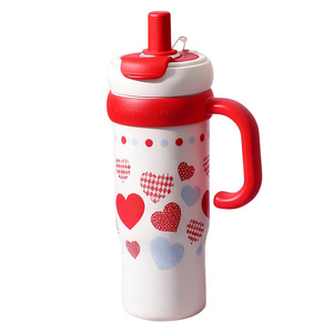 Stainless Steel Tumbler 316 Inner Layer <b>Large</b> Capacity Travel Cup With Straw Vacuum Insulated Cold Water <b>Mug</b> - Product Image 2