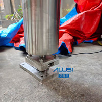 Cuve de mélange liquide automatique 500L-1000L-5000L avec agitateur, chauffage vapeur, cuve à double enveloppe en acier inoxydable pour le traitement chimique