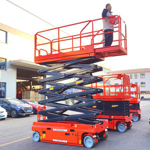 โต๊ะยกแบบกรรไกรขนาดเล็ก CE 4ม. 6ม. 8ม. 10ม. 12ม. 14ม. 16ม. 18ม. โต๊ะยกไฟฟ้าขนาดเล็ก  นั่งร้านไฟฟ้า - Product Image 3