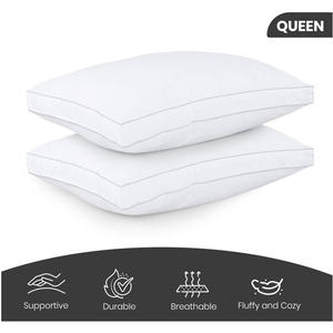 Ensemble standard de 2 plumes <span class=keywords><strong>d</strong></span>'<span class=keywords><strong>oie</strong></span> et <span class=keywords><strong>oreiller</strong></span> en duvet pour lit de couchage maison hôtel Collection oreillers <span class=keywords><strong>taie</strong></span> <span class=keywords><strong>d</strong></span>'<span class=keywords><strong>oreiller</strong></span> en coton - Product Image 6