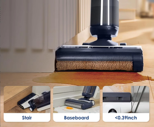 <span class=keywords><strong>Aspirateur</strong></span> Balai Intelligent Sans Fil Humide/Sec Autopropulsé avec Nettoyage des Bords pour Sols Durs, Écran Numérique, Longue Autonomie - Product Image 4