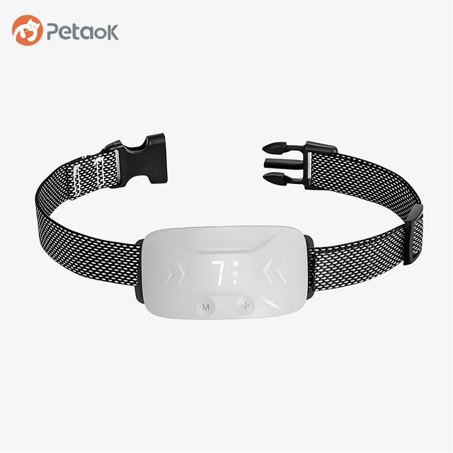 Automatic AI Intelligent Recognition Dog Training Collar Plastic Pet Stop Barking Electronic Collar Screen Display Training