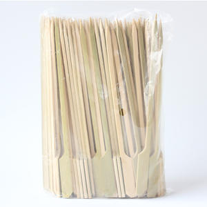 Brochettes de bambou fines jetables de boîte entière sans bavures Outils de barbecue pour griller des bâtons - Product Image 2