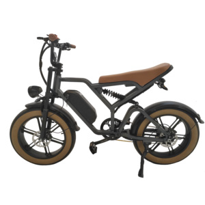 Bicicleta Eléctrica E Cycle de 48V con Llantas Gruesas para Ciudad, Motor Trasero sin Escobillas, Suspensión Impermeable, Batería de Litio en Tubo, Frenos de Disco Hidráulicos - Product Image 1
