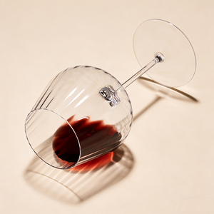Verre à <span class=keywords><strong>vin</strong></span> <span class=keywords><strong>rouge</strong></span> à rayures verticales transparentes de 550 ml, pied long et fin, bol côtelé, gobelet de Bourgogne pour la dégustation de <span class=keywords><strong>vin</strong></span>, restaurant, bar - Product Image 3