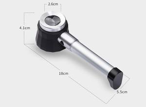 20X Loupe LED de poche en verre optique <span class=keywords><strong>X20</strong></span> Loupe à bijoux <span class=keywords><strong>Miroir</strong></span> <span class=keywords><strong>grossissant</strong></span> avec échelle de lumière et mallette de rangement - Product Image 6