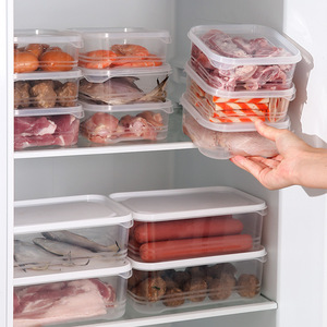 Transparent Frozen Meat Storage <b>Container</b> Stackable Food Preservation Box for <b>Refrigerator</b> Freezer Kitchen Organization - Product Image 3