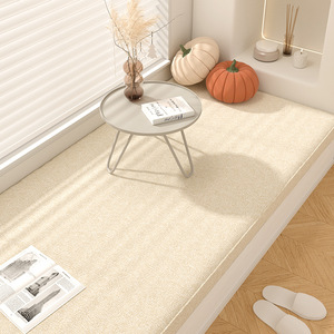 Coussin pour fenêtre en baie, éponge épaisse, tissu en lin, extra doux, imperméable, pour chambre à coucher, balcon, bureau, chambre d'enfant - Product Image 1